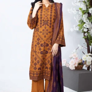 Gulahmed Printed Dhanak Winter 3 Piece