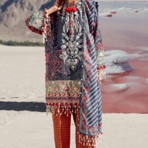 Sana Safina Unstitched Slub Winter Luxury 3 Piece Suit S241-007B-3CP