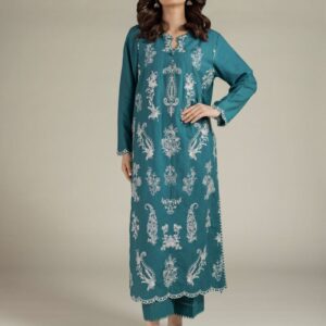 Khaadi | Embroidered | Cambric Tailored 2 Piece | Top and Bottom